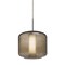 Besa Lighting Niles 10 Cord Pendant, Smoke Bubble/Opal, Bronze, 1x60W Incandescent 1JT-NILES10SO-BR - alternate 1